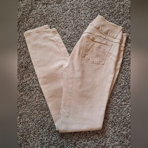 ANDREA FENZI Women's Light Tan Skinny Jeans